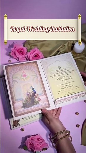 Begin Your Forever Story with These Gorgeous Invite Cards 💌✨ | Nice Packaging