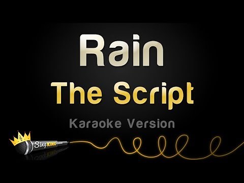 The Script - Rain (Karaoke Version)