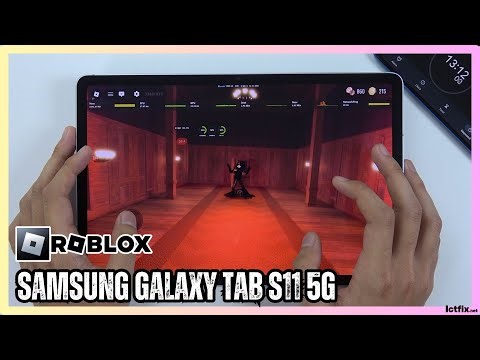 SAMSUNG TAB S11 5G ROBLOX Gaming Test | Dimensity 9400+ | 120Hz Display