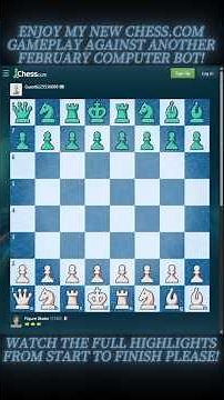 Chess gameplay VS computer bot! #chess #chessshorts #chess960 #chess2026 #highlights
