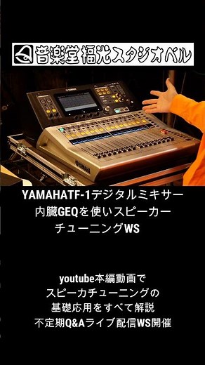 Stop the Feedback! [LOW Frequency] Graphic Equalizer #shorts #yamaha #geq