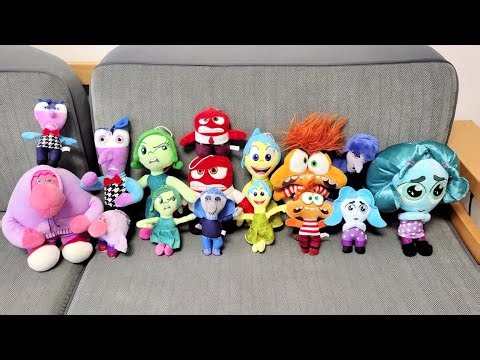 Mini Inside Out 2 Plush Keychain Unboxing 2014 - Joy, Anger, Fear, Envy, Anxiety & Embarrassment