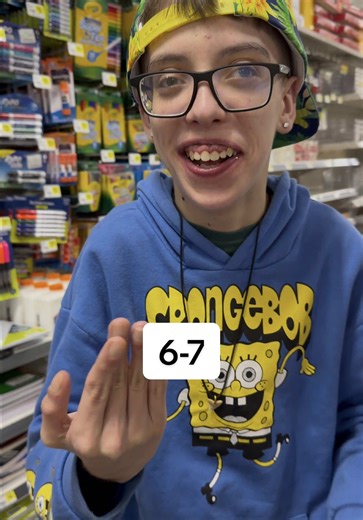 One thing Noah does not like…. The 6-7 trend! I can’t believe he actually did it 😂😂 #67 #tuff #autism #spongebob #dollargeneral @SpongeBob @Dollar General