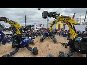 Kaiser S8 , S10 & S12 Spider Excavator Demo At Bauma 2022 Expo - 4k