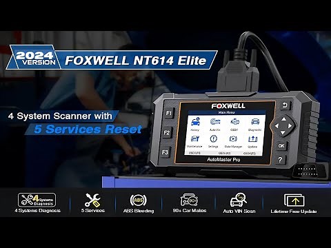 FOXWELL NT614 Elite Scanner: In-Depth Review & Diagnostic Power |