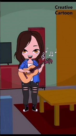 2DAnimation | adobe Animate | girl singing |cartoon| Pretty Afternoon| RomanticVibes|CartoonVibes|2d