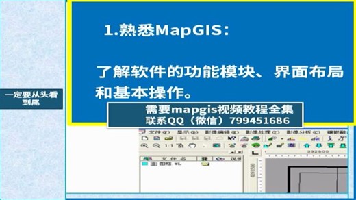 MapGIS基础案例实战视频教程：