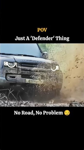 Just A Defender Thing| “NO ROAD?! FULL BEAST MODE in DEEP MUD 😱 #defender #car #stunt #supercars