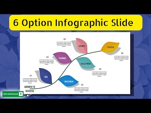 6 Option Infographic Slide in PowerPoint | Stunning Process Diagram in Minutes