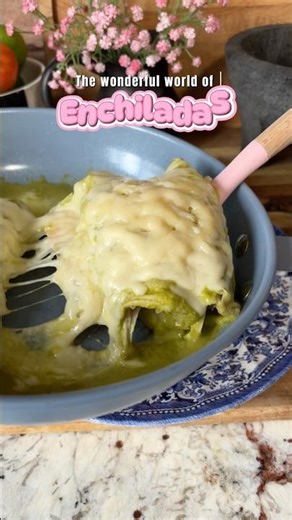 Enchiladas Suizas #mexicanfood