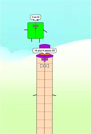 Numberblocks Playground Add by 4.💓💕🎉 #numberblocks #shortvideo #numberblocksworld
