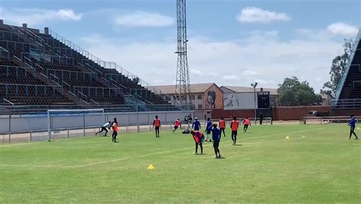 Happening now… Harare giants Dynamos currently training at Rufaro Stadium. Just like CAPS United who trained at Rufaro last week, Dynamos are happy with the huge progress at the stadium in terms of renovations. Dynamos cannot wait to play at the Ceremonial home of Zimbabwe football and they are praying that authorities will this afternoon give the green light to reopen the stadium to Premier League football. | The City of Harare