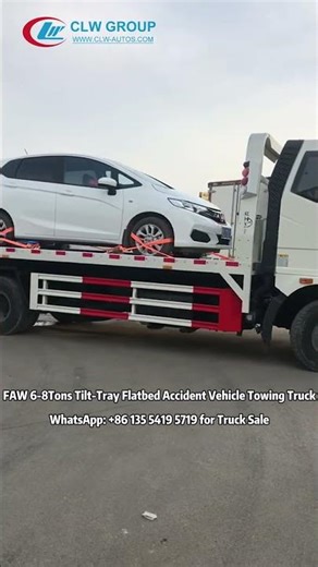FAW J6P/J6L 4x2 8-16Tons Damaged Commercial Vehicle Recovery Truck Integrated Wrecker Towing Truck