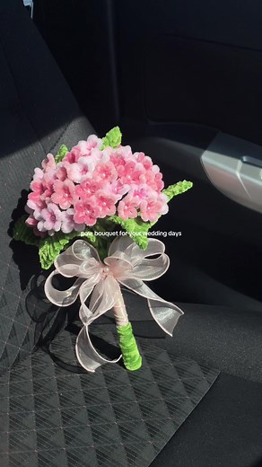 Hydrangea Handmade Flower for Wedding Bouquet