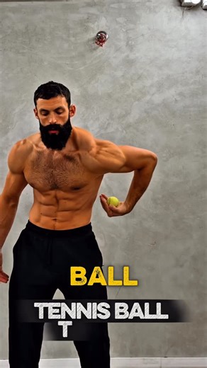 Roye Goldschmidt on Instagram: "Daily bodyweight shoulder routine I use 🦾 Teacup with a tennis ball 🎾 Place a tennis ball on an open palm and keep it balanced while circling the arm. Move overhead and under the armpit without letting the ball fall. Stay slow and controlled. Shoulder improvisation 🔄 Move your shoulders continuously for two minutes, exploring all directions. Up, down, forward, backward, and full circles. Focus on control and reaching your full available range of motion. Wall ro