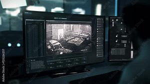 Observing the special forces troops fighting the criminals in combat battle. Monitoring the special forces soldiers during a military combat. Special forces killing the enemy in a combat assault.