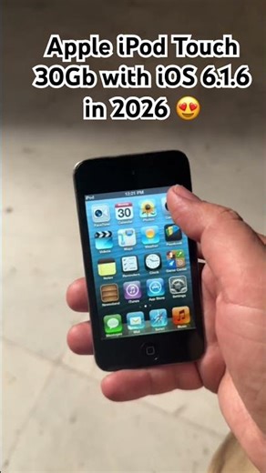 Apple iPod Touch 30gb with iOS 6.1.6 in 2026 #apple #ipods #ipodtouch