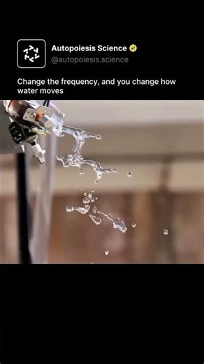 Change the frequency, and you change how water moves
