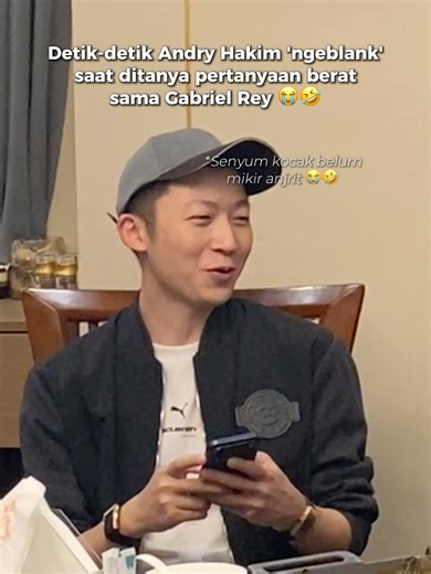 Ekspresi Andry Hakim pas disuruh bikin kutipan media: Loading... Please wait... ⏳😭 #cryptowave #gabrielrey #triv #foryou #fyp