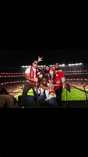WWE’s Naomi on Instagram: "Flew ✈️ today to catch the @49ers and be with my crew @itsmebayley @jonathanfatu @cmpunk @uceyjucey @roxanne_wwe @wwe_danilo @reallaknight @xavimorasanchez! I had to say today was a good day 😁❤️ #FTTB #bangbangninergang🏈💥❤️💛"