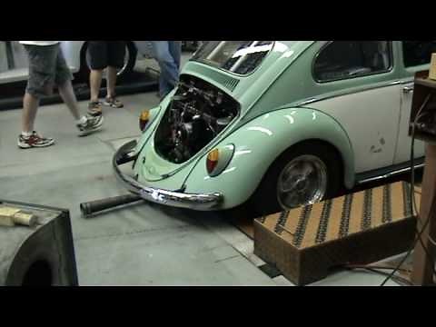 VW beetle powered by gene berg 1776cc on dyno