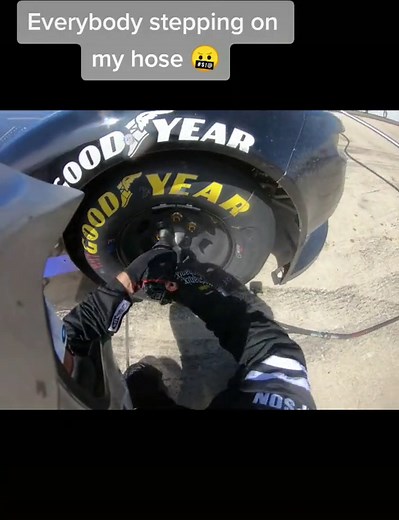 Felt like a Monday at the office 🤷🏻‍♂️😂 #backtheblue #nascar #pitstop #pitcrew #fail #dreamjob #fyp