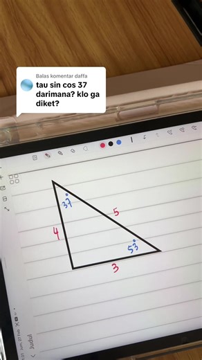 Membahas Sin Cos Tan pada Sudut 37 Derajat
