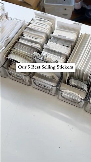 Our Top 5 Best Selling Stickers