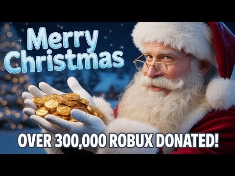 🔴 Pls Donate Live 🎁MERRY CHRISTMAS 🎅Over 300,000 ROBUX Donated to fans!