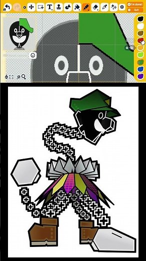 How to make Super Dimentio from Super Paper Mario #superdimentio #superpapermario