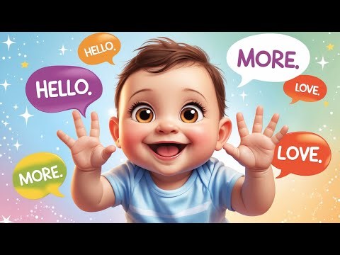 Learn Baby Sign Language! 👶👐 Fun & Easy Signs for Kids | Baby Communication Song