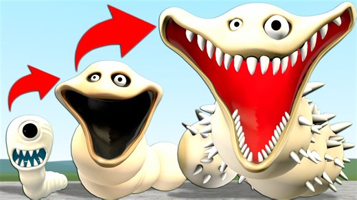 New Evolution Of Roblox Hungry Worm Family In Garry's Mod! #brainrot #garrys_mod #gmod #skibiditoiletmultiverse | Piyush Gaming