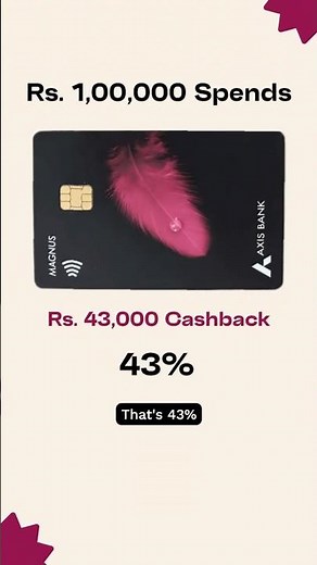 43% returns on Axis to Accor points!!