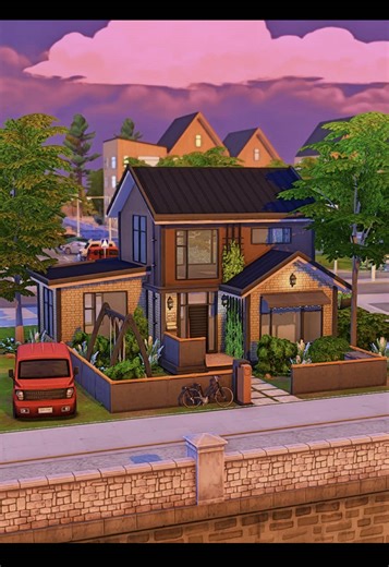 Cozy Nordhaven Tiny House Build in The Sims 4