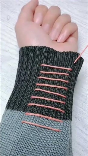 DIY: Turn an Oversized Sweater into a Perfect Fit! ✨🧤