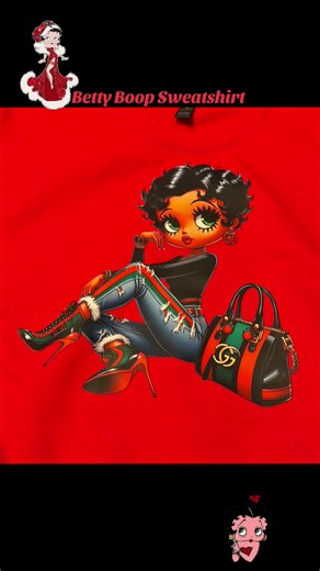 Betty Boop sweatshirt! Order today #fashion #bettyboop #clothing #shopping #smallbusinessowner