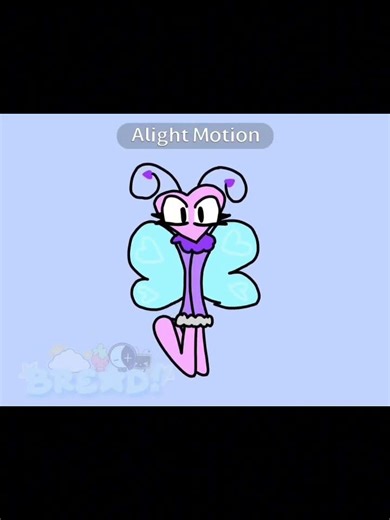 Ft: Flutter! #animation #dandysworld #dw #edit #alightmotion #cute #tweening #flutter #bread