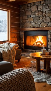 5.3K views · 477 reactions | Cozy Cabin Fireplace | Relaxing...