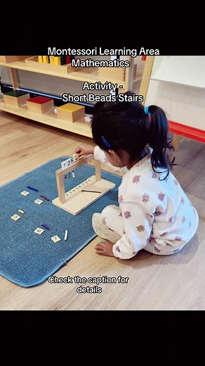 Introduction to Montessori Education: Short Bead Stair Activity