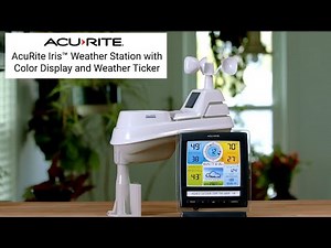AcuRite Iris (5-in-1) Weather Station with Color Display and Weather Ticker Feature Guide