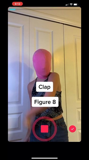 Masked dancer on TikTok