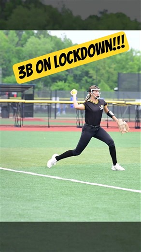 🥎 HOT CORNER LOCKED 🔒 Fairhope 3B Makes It Look Easy #Shorts