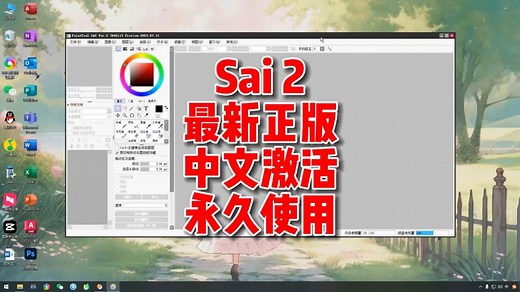 PaintTool Sai 2 下载，绘画软件，中文正版，永久使用。