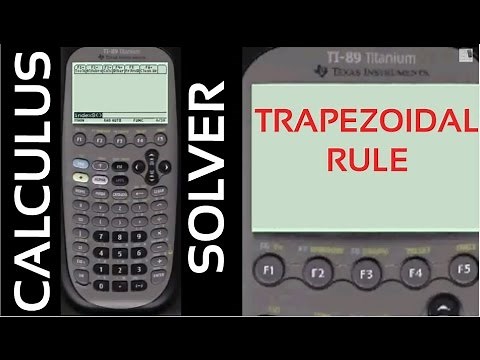 Trapezoidal Rule Solved on ti89 | Every Step Calculus