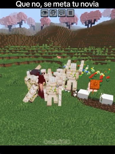 Humor en Minecraft: ¡No te metas con mi amiga!