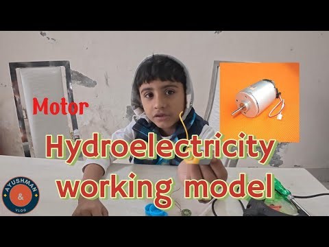 Hydroelectricity working model