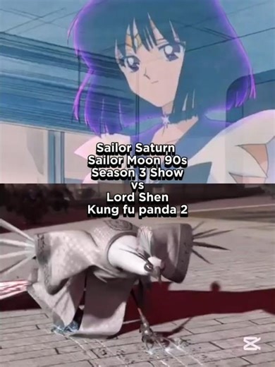Sailor Saturn vs Lord Shen