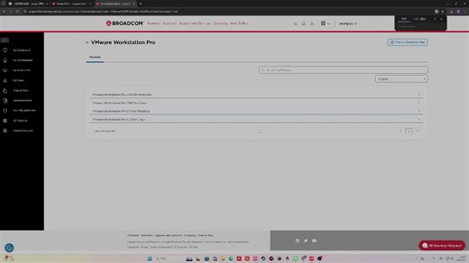 VMware官网下载教学