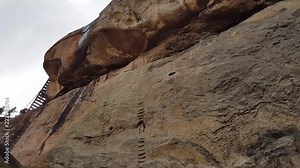 Sigiriya mountain in Sri Lanka. This was once the palace of King Kasyapa
