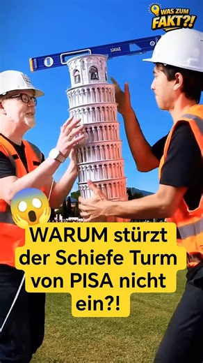 😱 WHY hasn't the Leaning Tower of Pisa collapsed?!